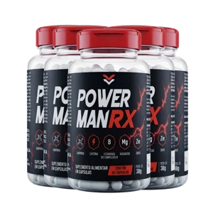 Kit com 5 frascos de PowerMan RX